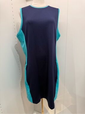 Under Armour Navy and Teal Midi Dress